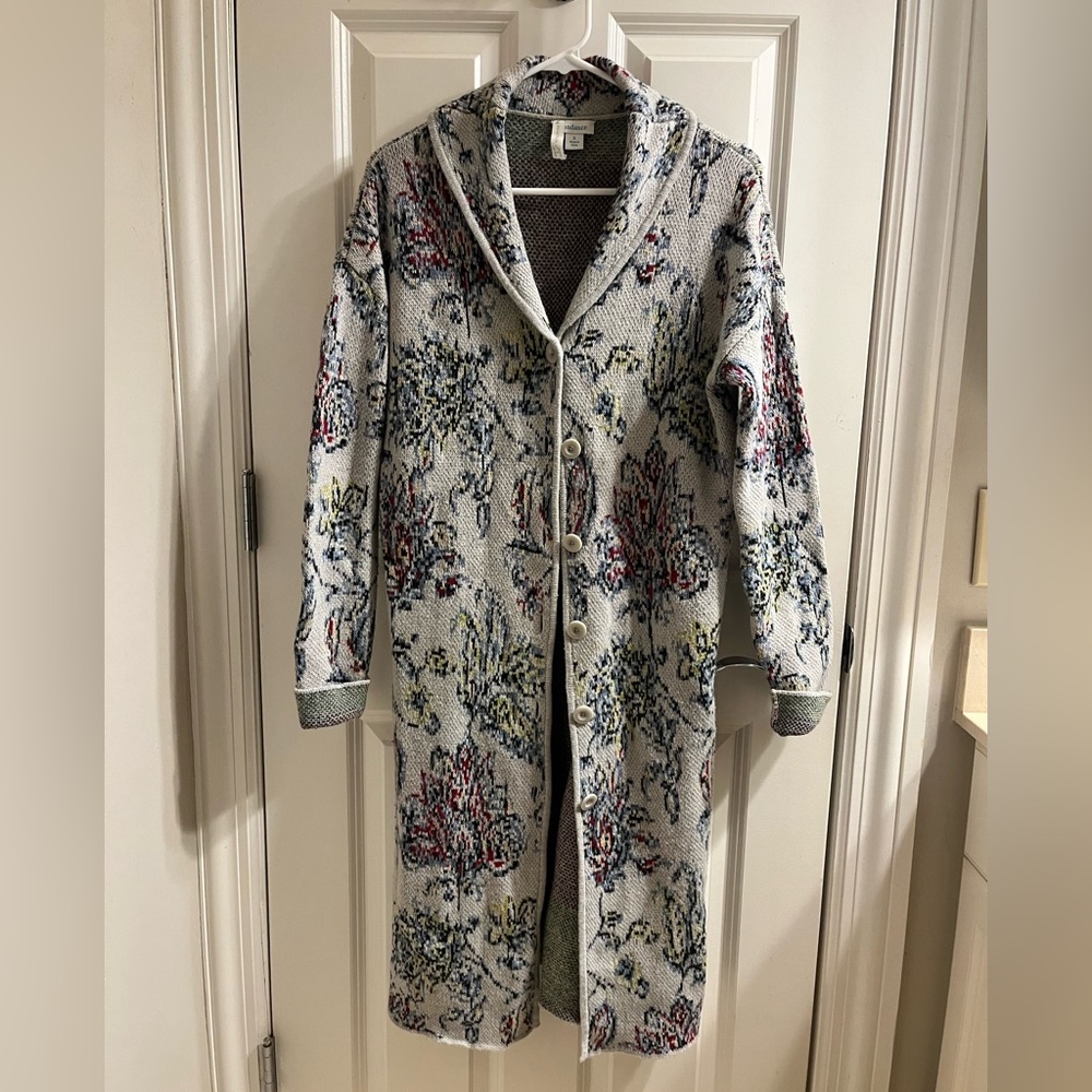 Sundance Multicolored Comfortable Long Sweater, S… - image 1